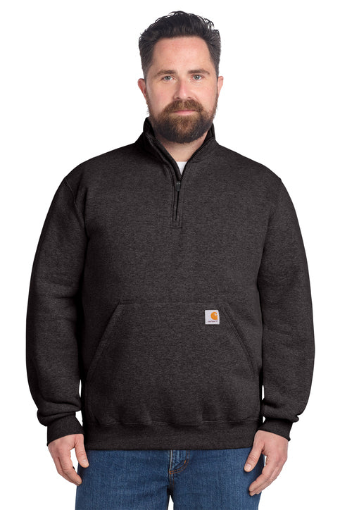 Carhartt® Midweight 1/4-Zip Mock Neck Sweatshirt