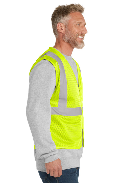 CornerStone® ANSI 107 Class 2 Economy Mesh Zippered Vest