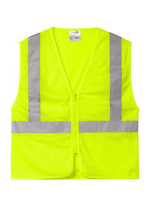 CornerStone® ANSI 107 Class 2 Economy Mesh Zippered Vest