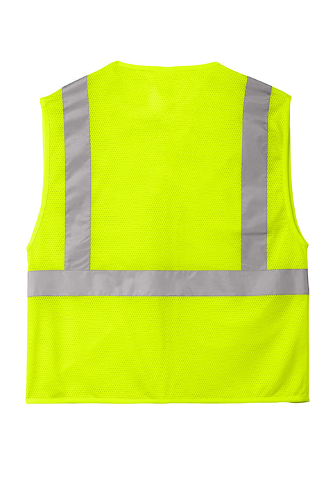 CornerStone® ANSI 107 Class 2 Economy Mesh Zippered Vest