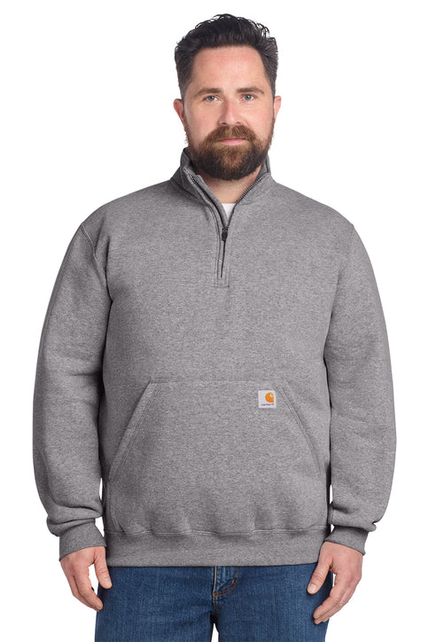 Carhartt® Midweight 1/4-Zip Mock Neck Sweatshirt