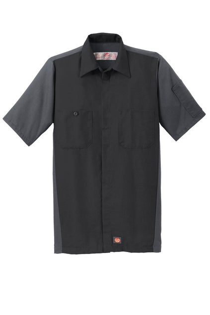 Red Kap® Short Sleeve Ripstop Crew Shirt