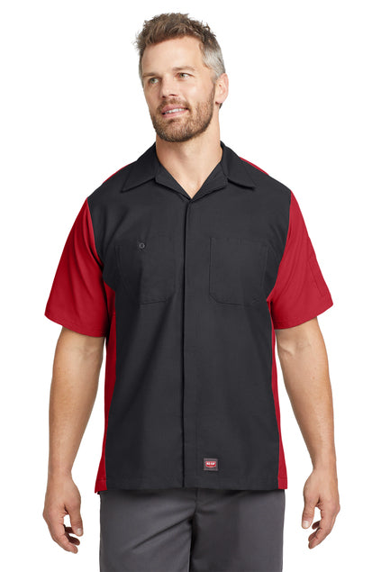 Red Kap® Short Sleeve Ripstop Crew Shirt