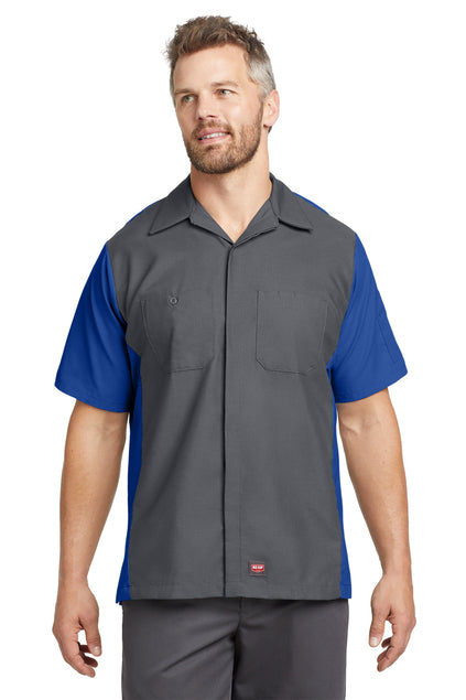 Red Kap® Short Sleeve Ripstop Crew Shirt